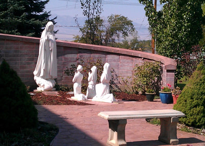 Meditation Garden - located to the right of the church
